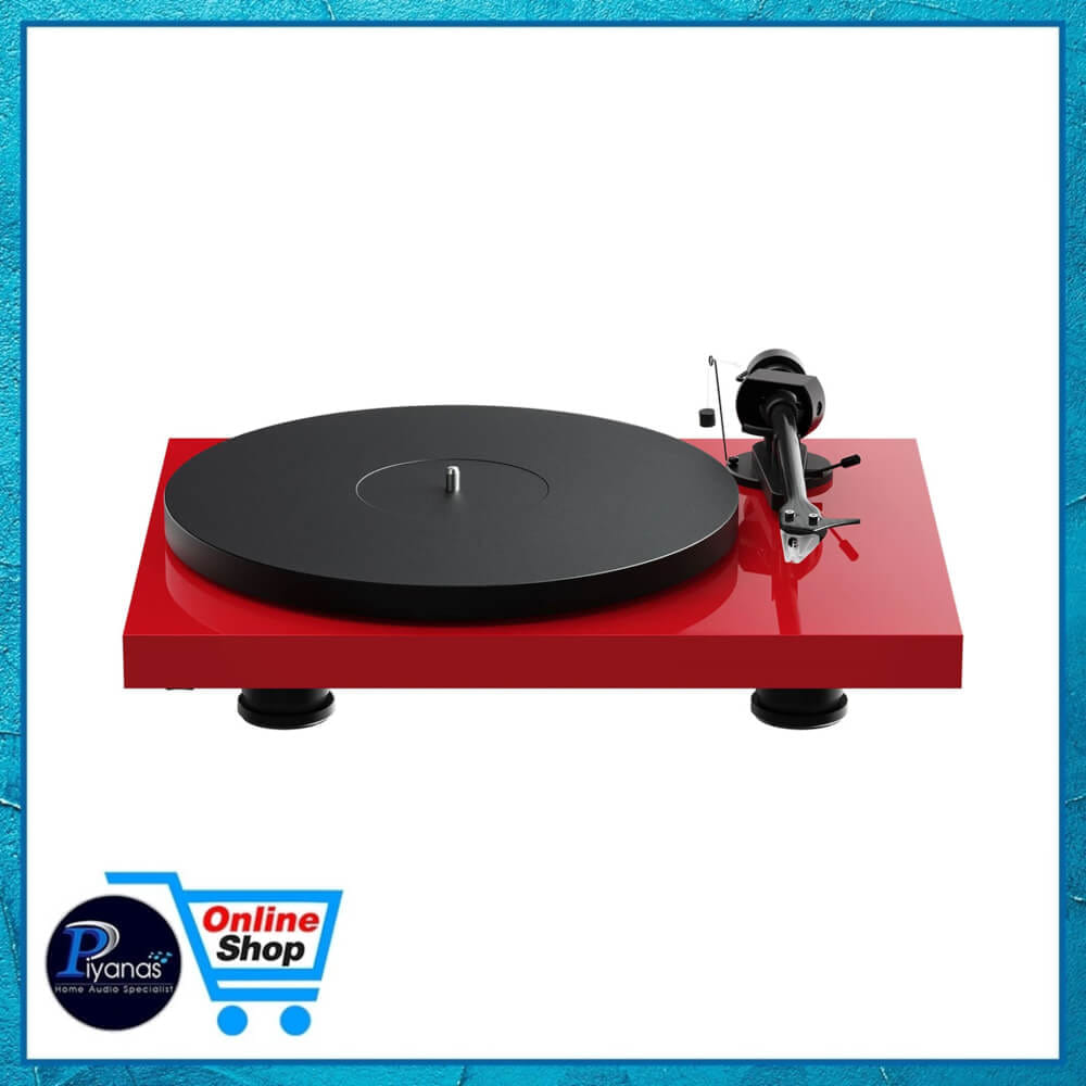 เครื่องเล่นแผ่นเสียง PROJECT : DEBUT CARBON EVO 2 (พร้อมหัวเข็ม PICK IT MM EVO) (HIGH GLOSS RED​)